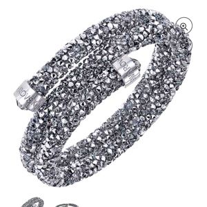 Swarovski Women's Grey Crystal Bangle
